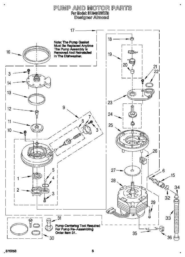 Diagram for DU940QWDZ0