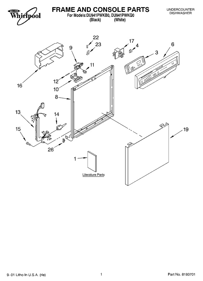 Diagram for DU941PWKB0