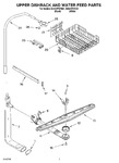 Diagram for 05 - Upper Dishrack And Water Feed