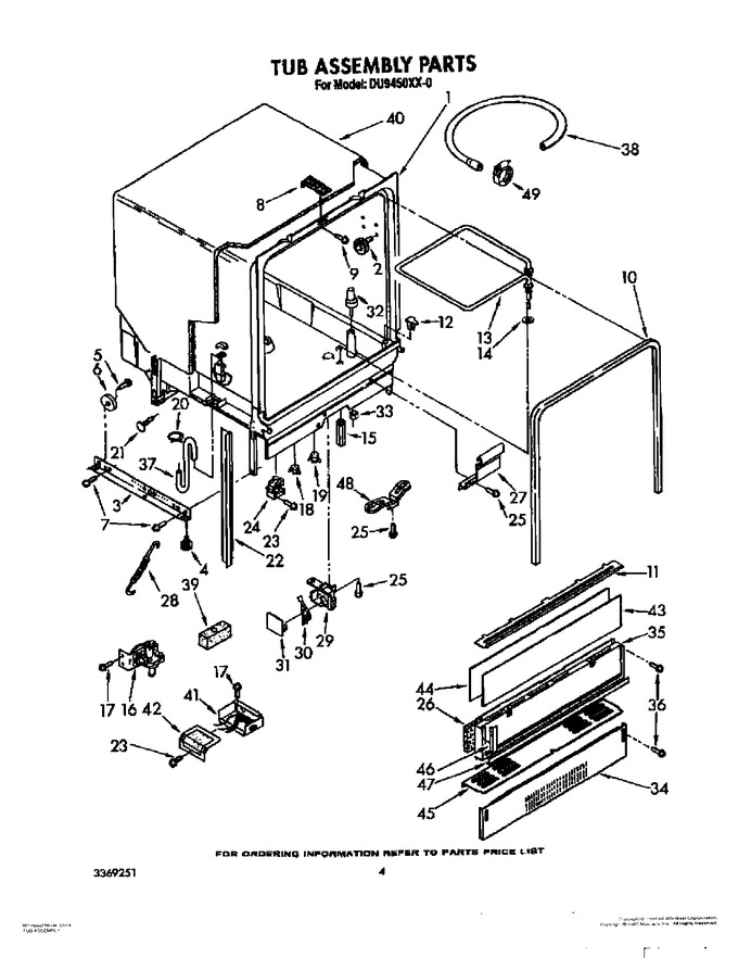 Diagram for DU9450XX0