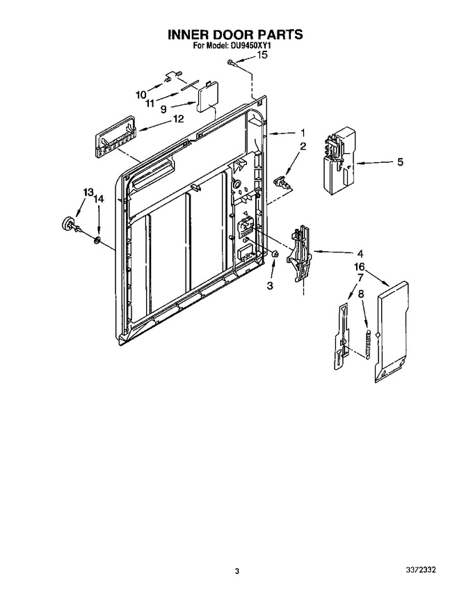 Diagram for DU9450XY1