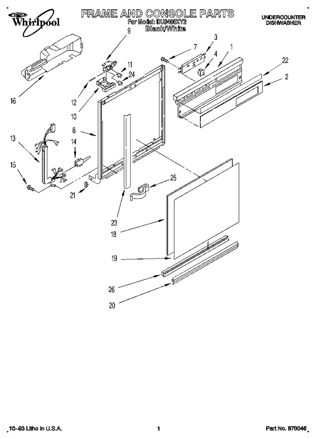 Diagram for DU9450XY2