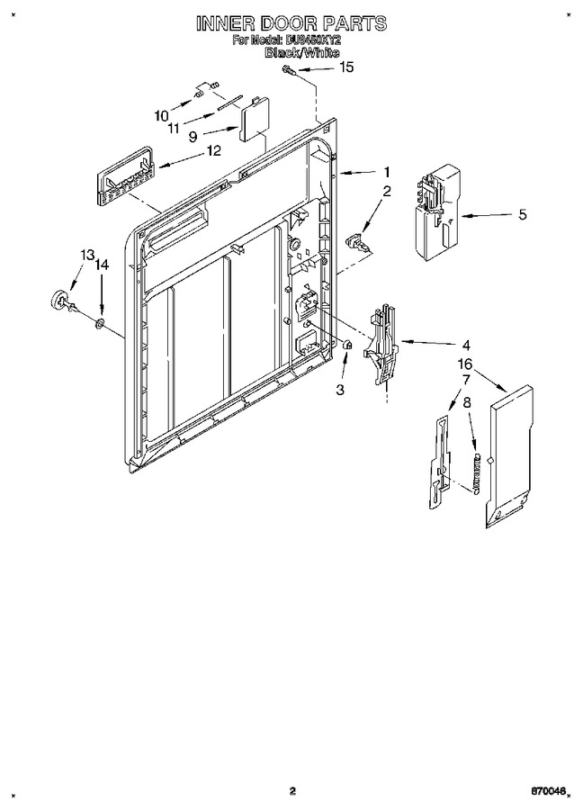 Diagram for DU9450XY2