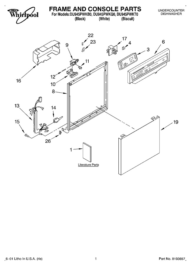 Diagram for DU945PWKB0