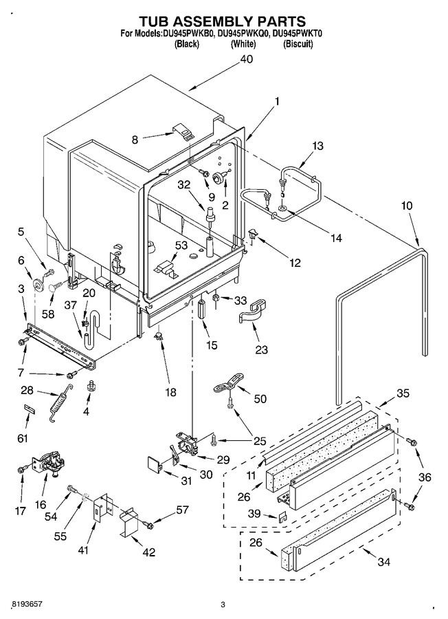 Diagram for DU945PWKQ0