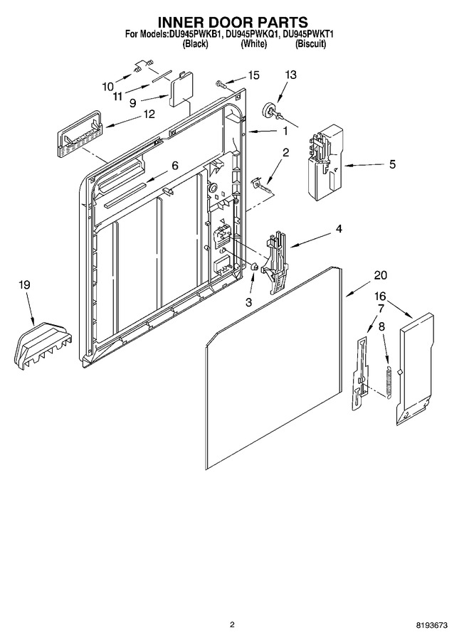 Diagram for DU945PWKB1