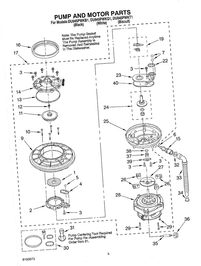 Diagram for DU945PWKQ1