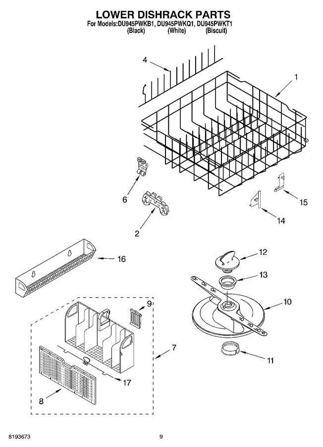 Diagram for DU945PWKQ1