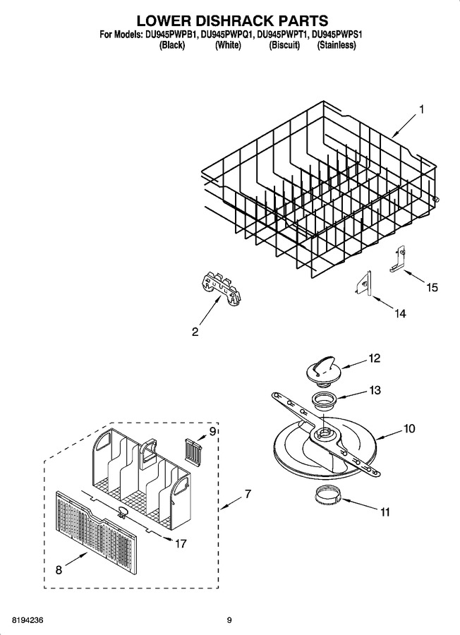 Diagram for DU945PWPB1