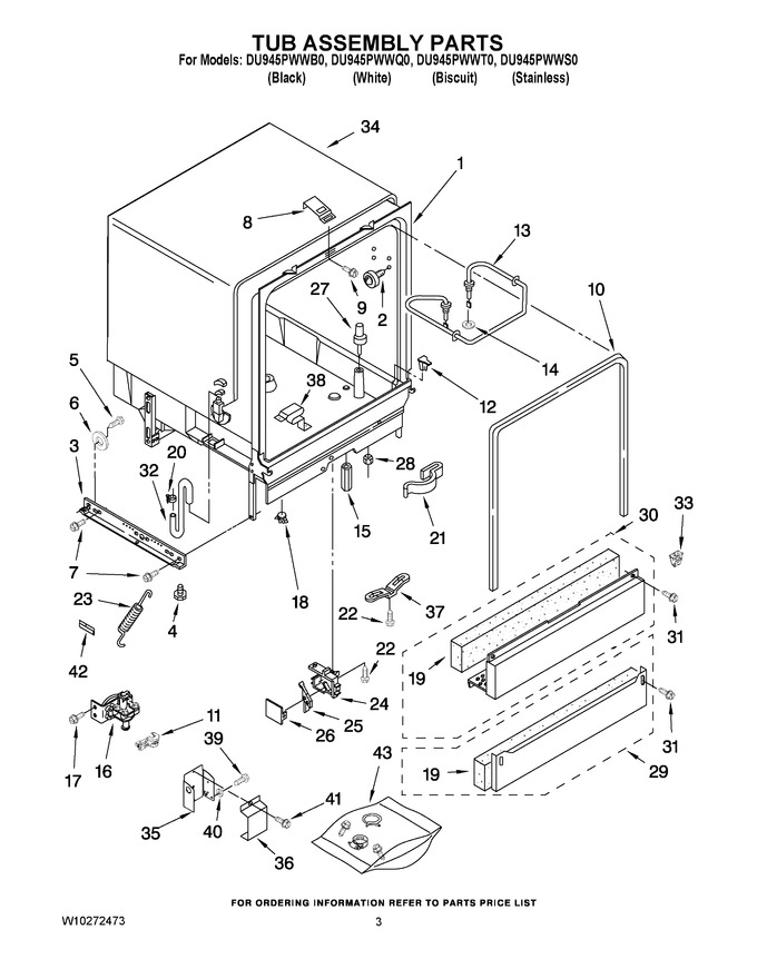 Diagram for DU945PWWS0