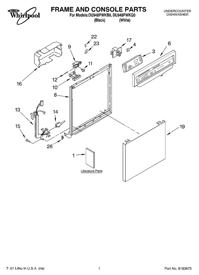 Diagram for DU948PWKQ0