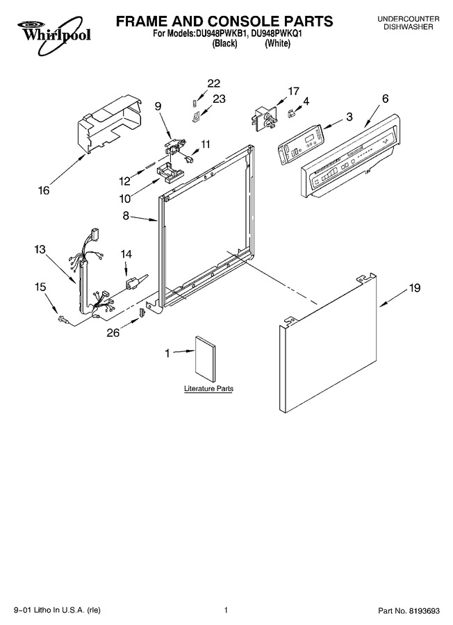 Diagram for DU948PWKQ1