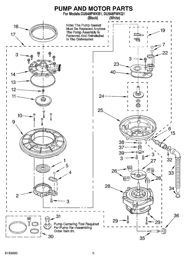 Diagram for DU948PWKQ1