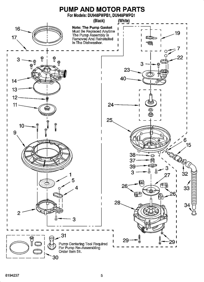 Diagram for DU948PWPB1