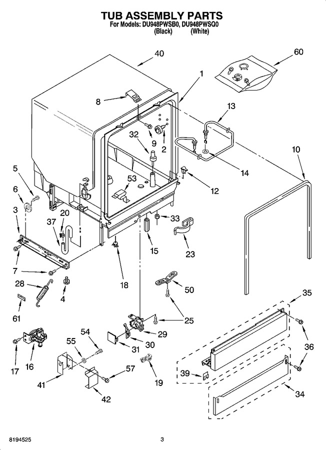 Diagram for DU948PWSB0