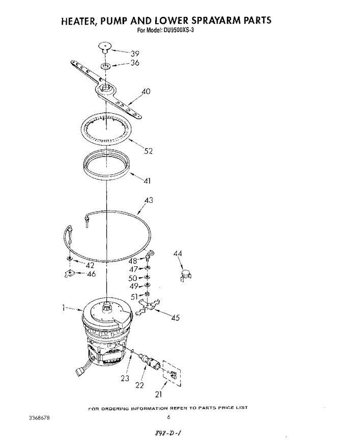 Diagram for DU9500XS3