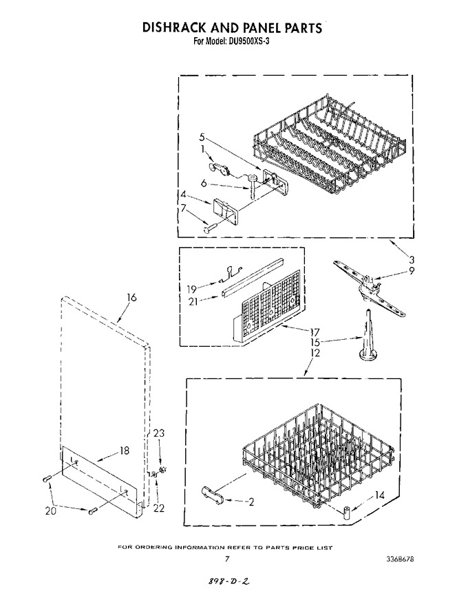 Diagram for DU9500XS3