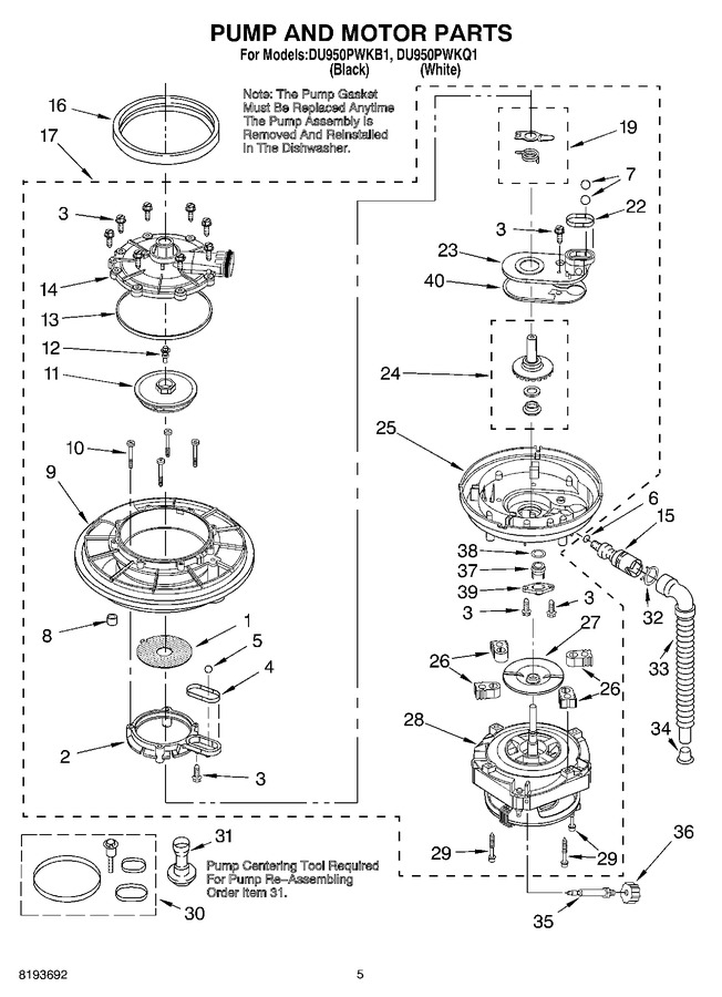 Diagram for DU950PWKQ1