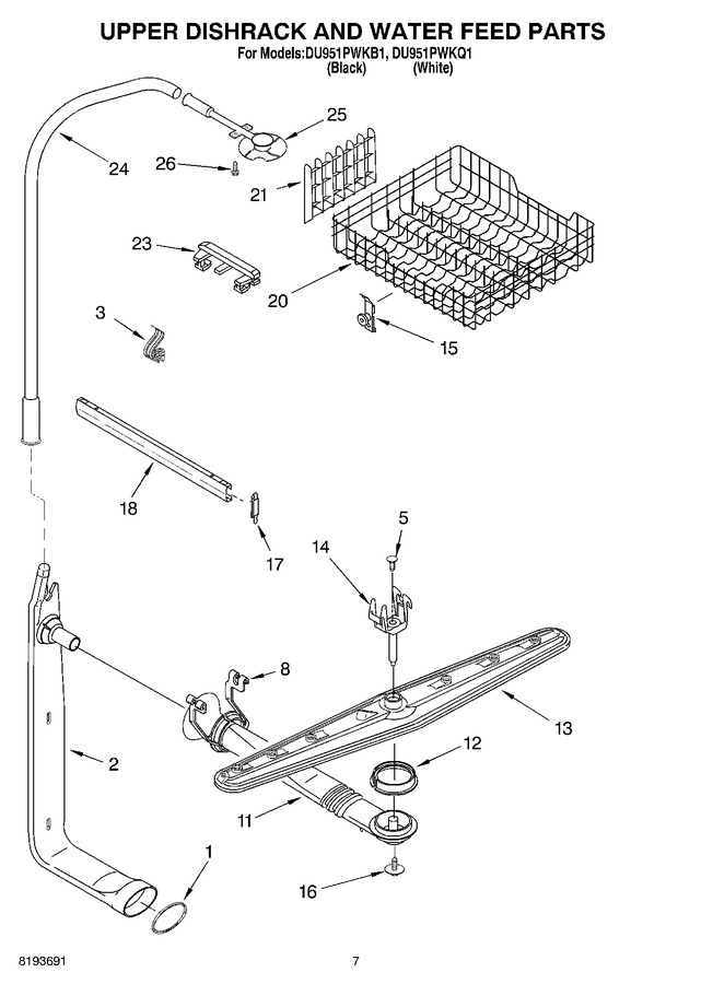 Diagram for DU951PWKQ1