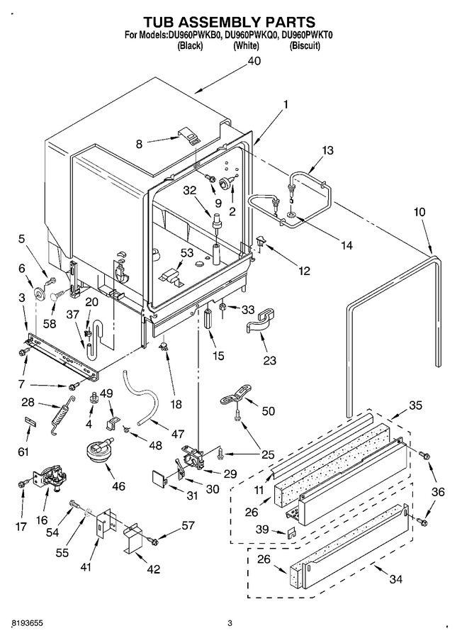 Diagram for DU960PWKB0