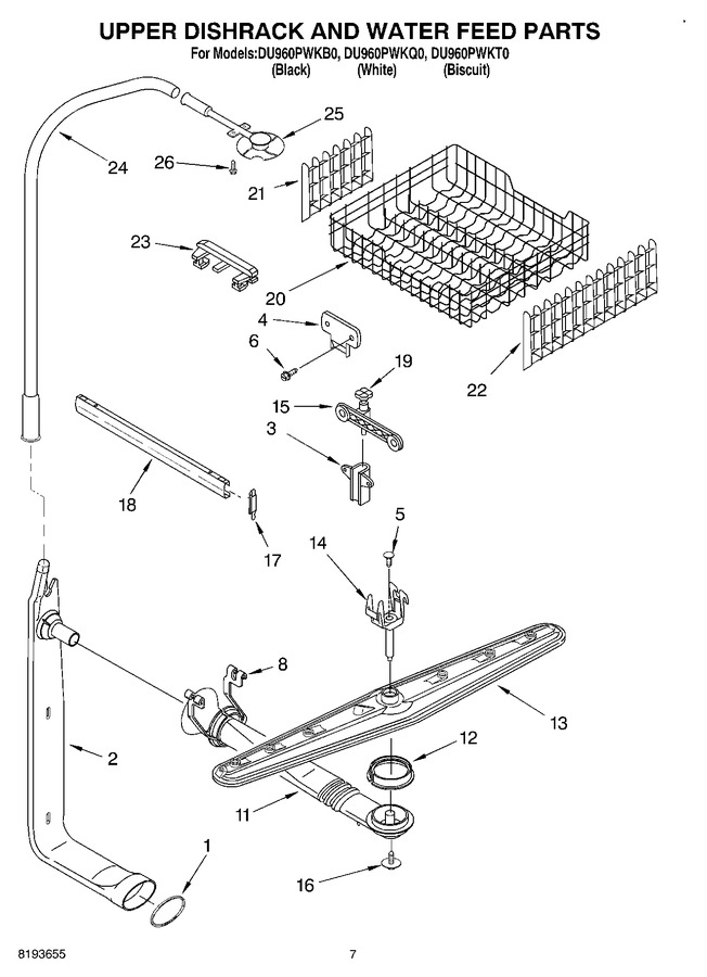 Diagram for DU960PWKT0