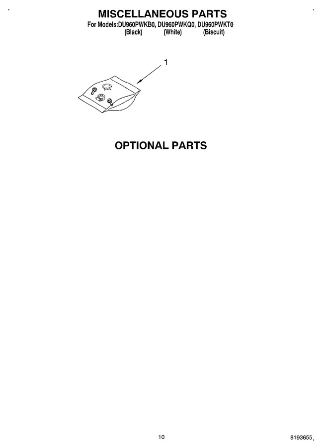 Diagram for DU960PWKB0