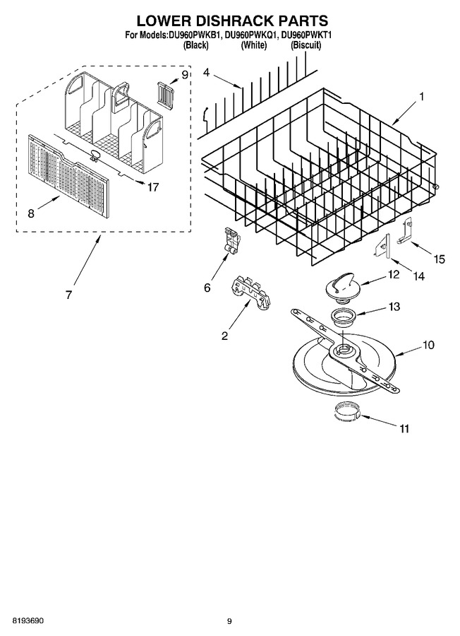 Diagram for DU960PWKQ1