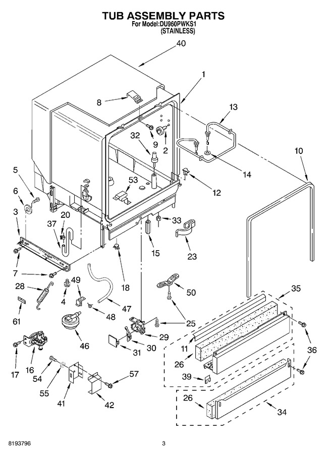 Diagram for DU960PWKS1