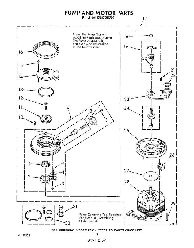 Diagram for DU9700XR7