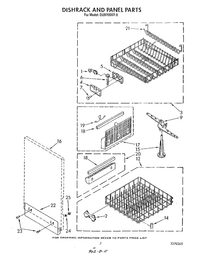 Diagram for DU9700XR8