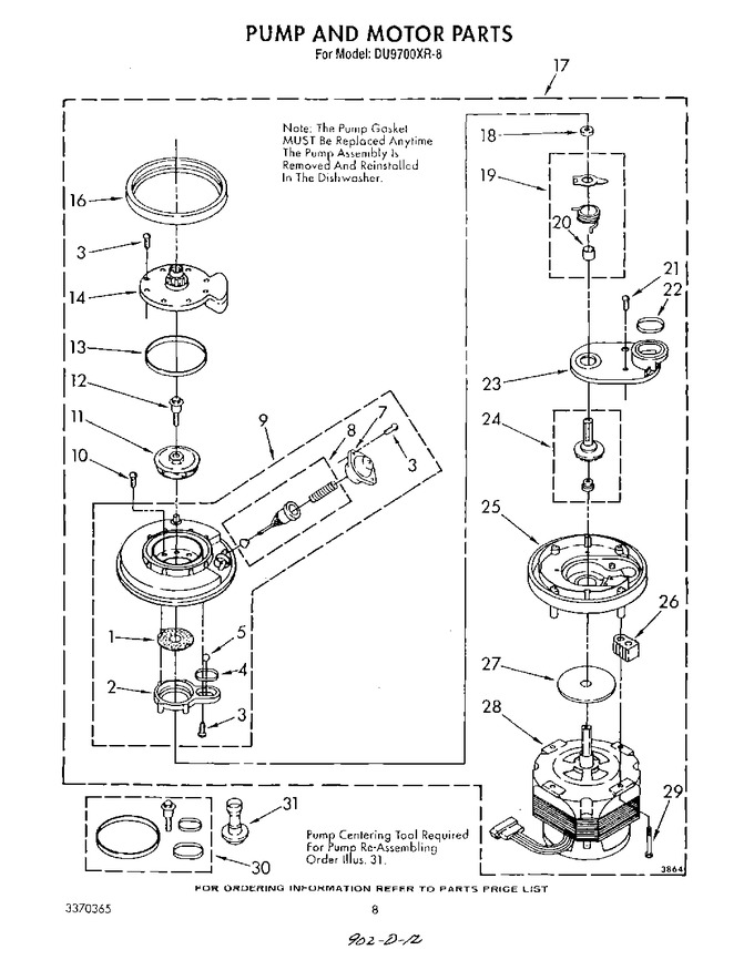 Diagram for DU9700XR8