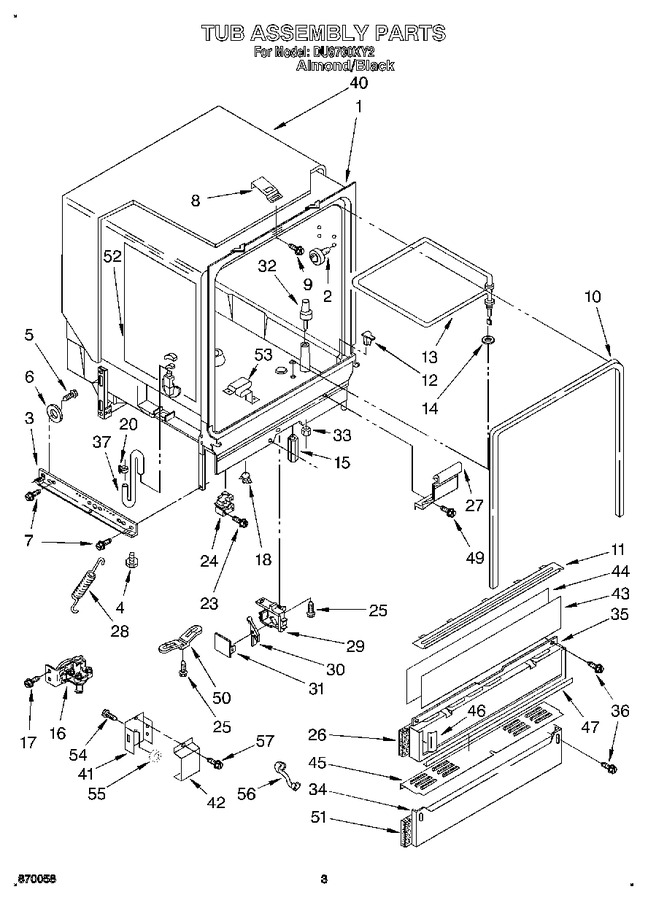 Diagram for DU9700XY2