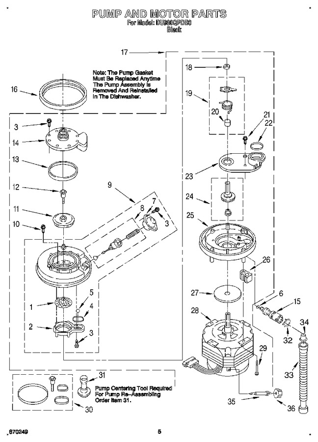 Diagram for DU980QPDB0