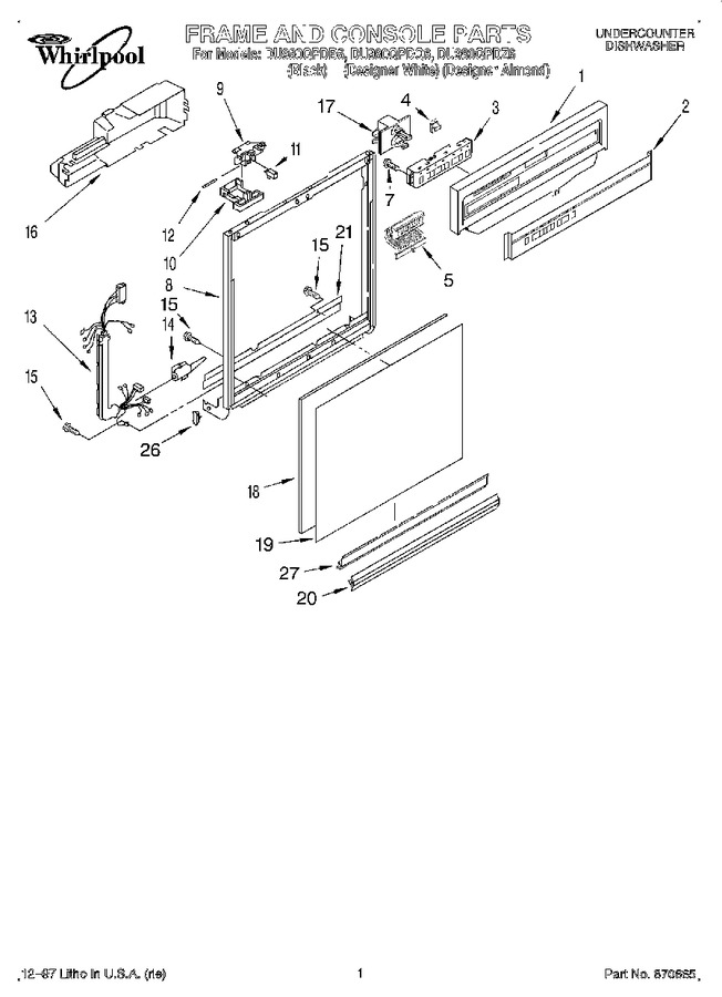 Diagram for DU980QPDQ6