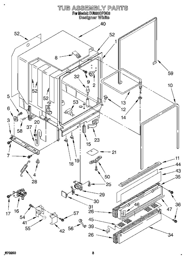 Diagram for DU980QPDQ0