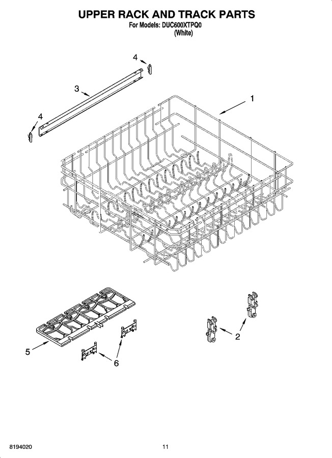 Diagram for DUC600XTPQ0