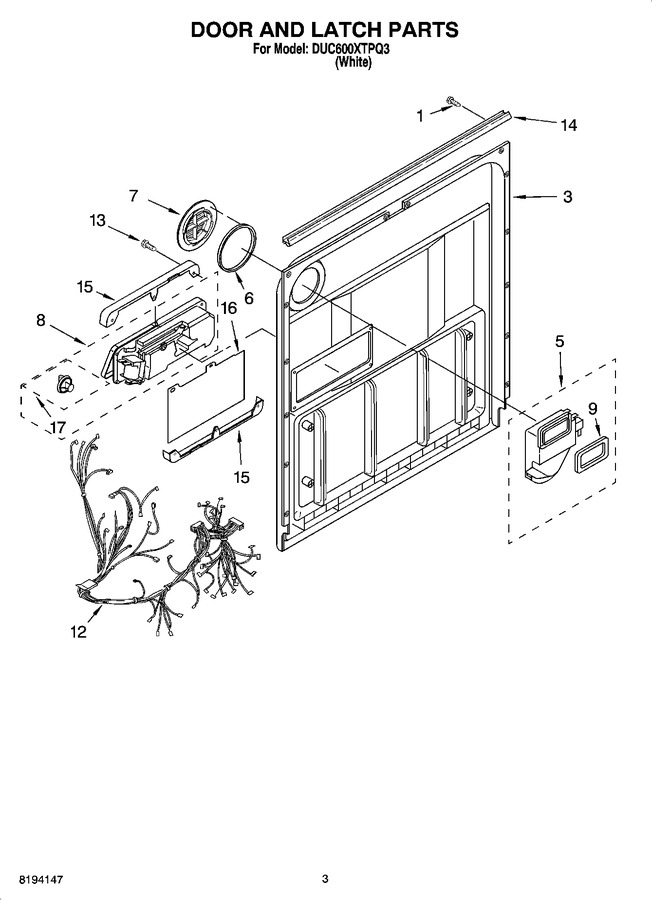 Diagram for DUC600XTPQ3