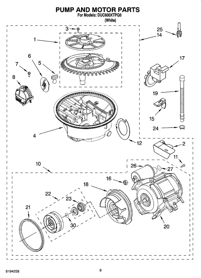 Diagram for DUC600XTPQ6