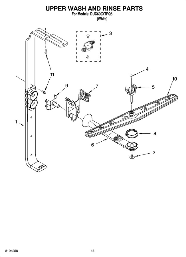 Diagram for DUC600XTPQ6