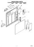 Diagram for 02 - Inner Door Parts