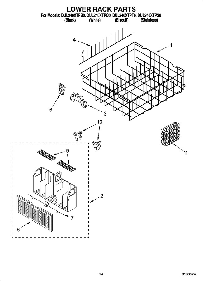 Diagram for DUL240XTPB0