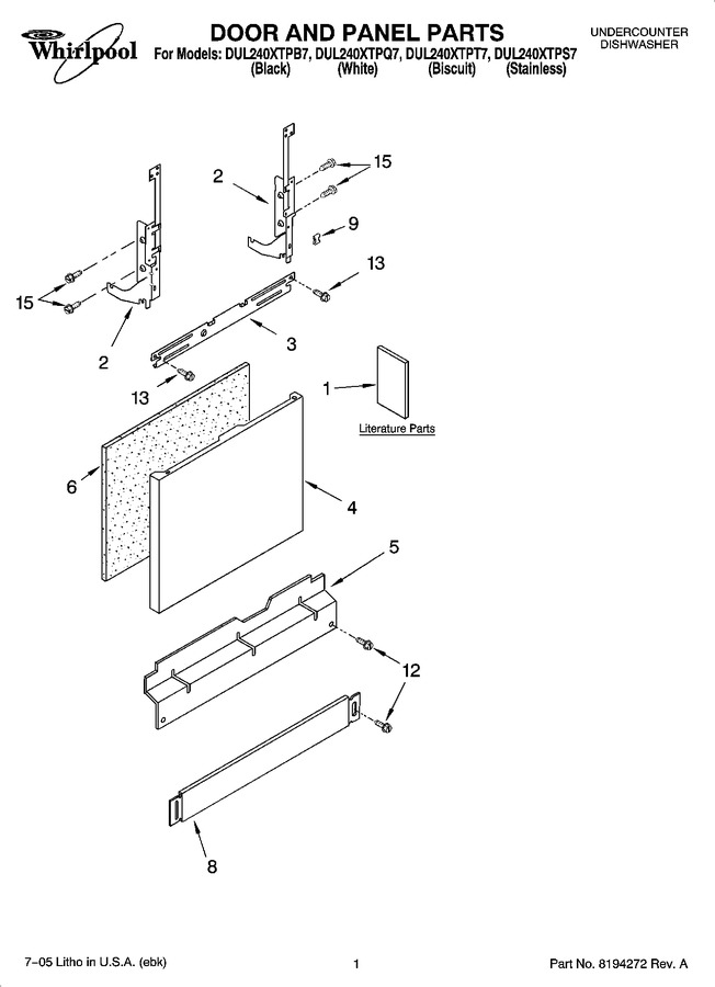 Diagram for DUL240XTPB7