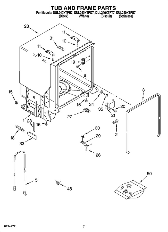 Diagram for DUL240XTPB7