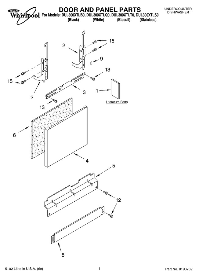 Diagram for DUL300XLTQ0