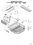 Diagram for 11 - Lower Rack Parts