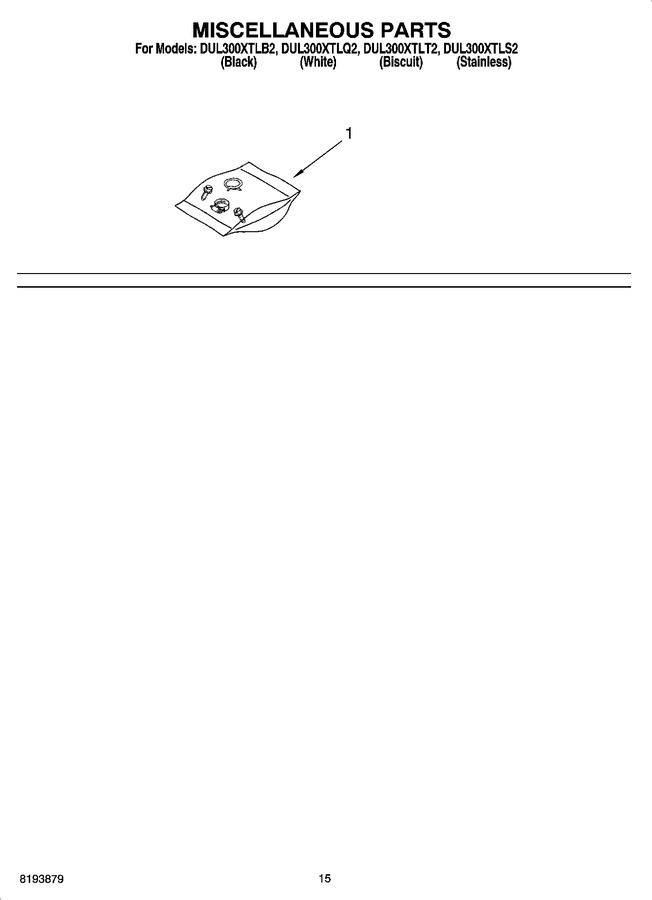 Diagram for DUL300XTLB2