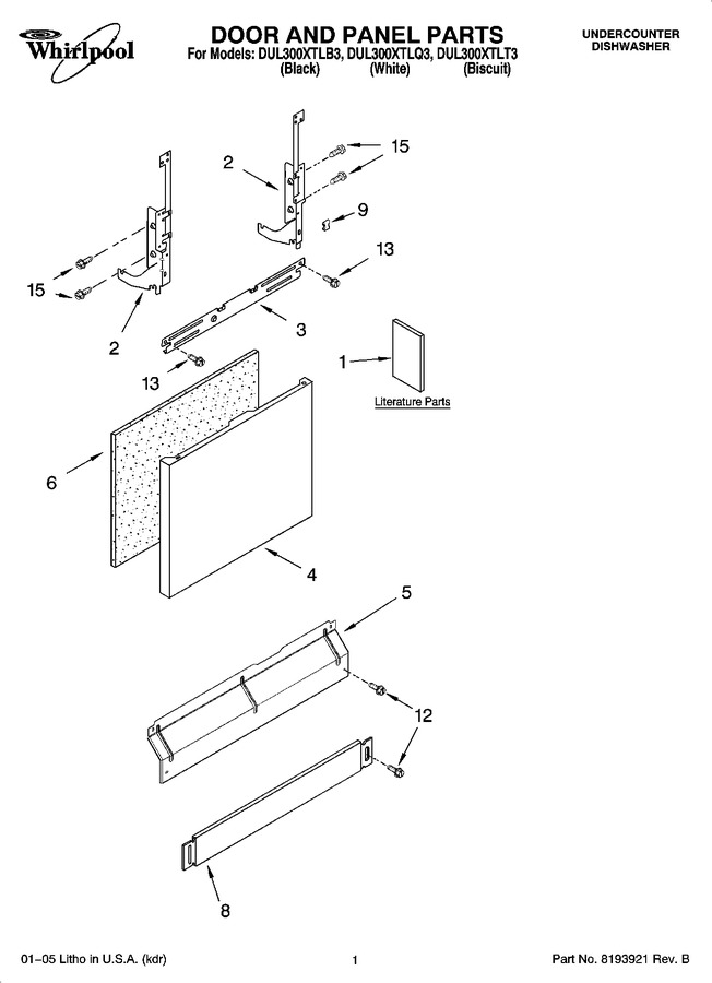 Diagram for DUL300XTLQ3