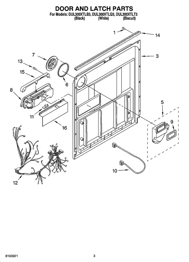 Diagram for DUL300XTLQ3