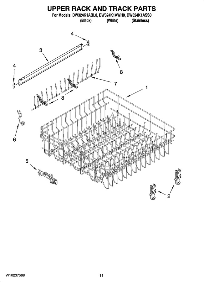 Diagram for DW324K1AWH0