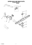 Diagram for 07 - Upper Wash And Rinse Parts